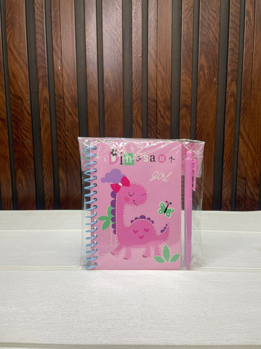 Mini Notebook with Pen (Dino Theme)