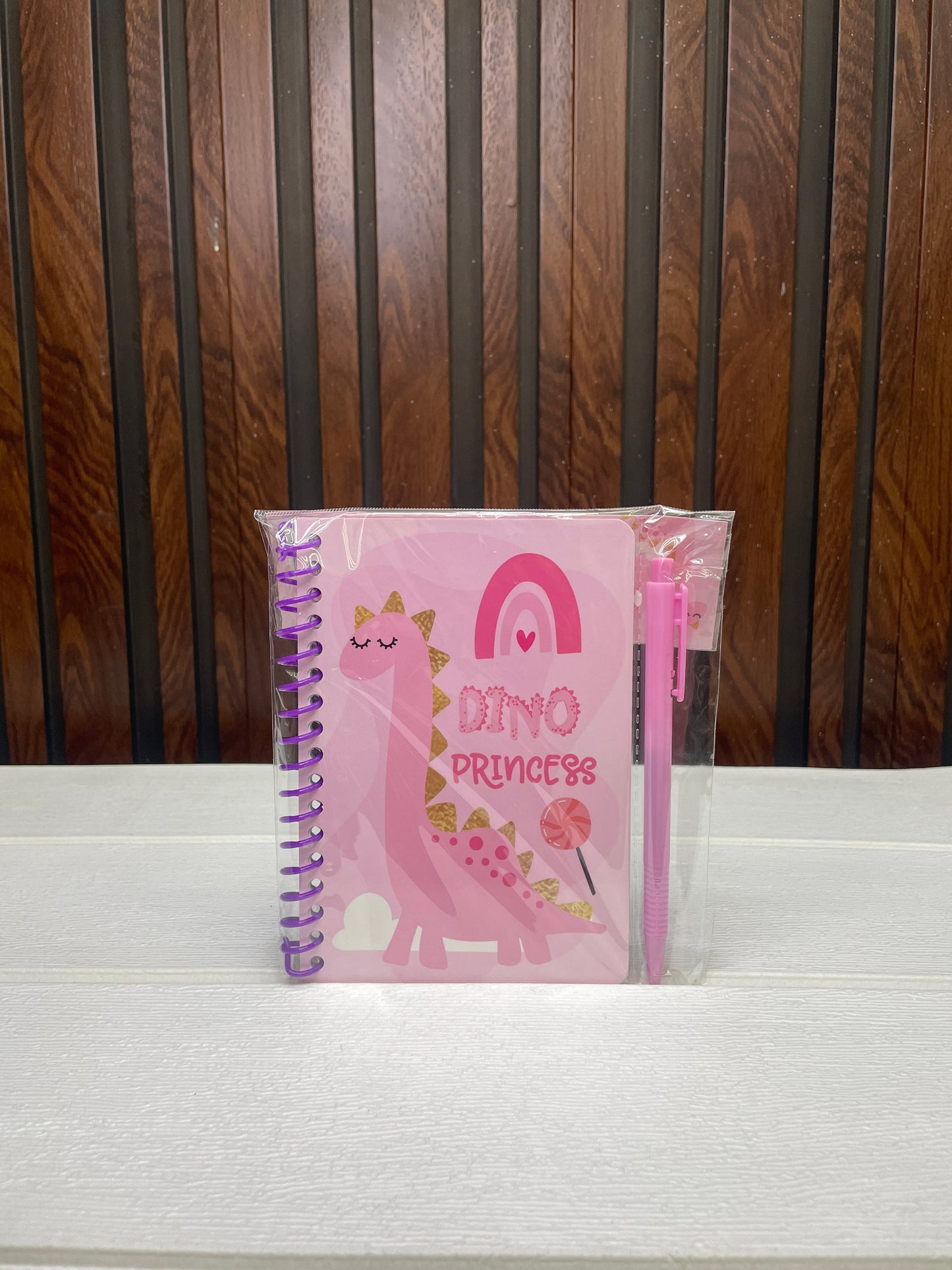 Mini Notebook with Pen (Dino Theme)