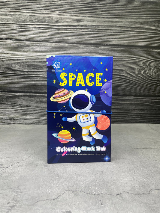 3 Fold Coloring Book Set