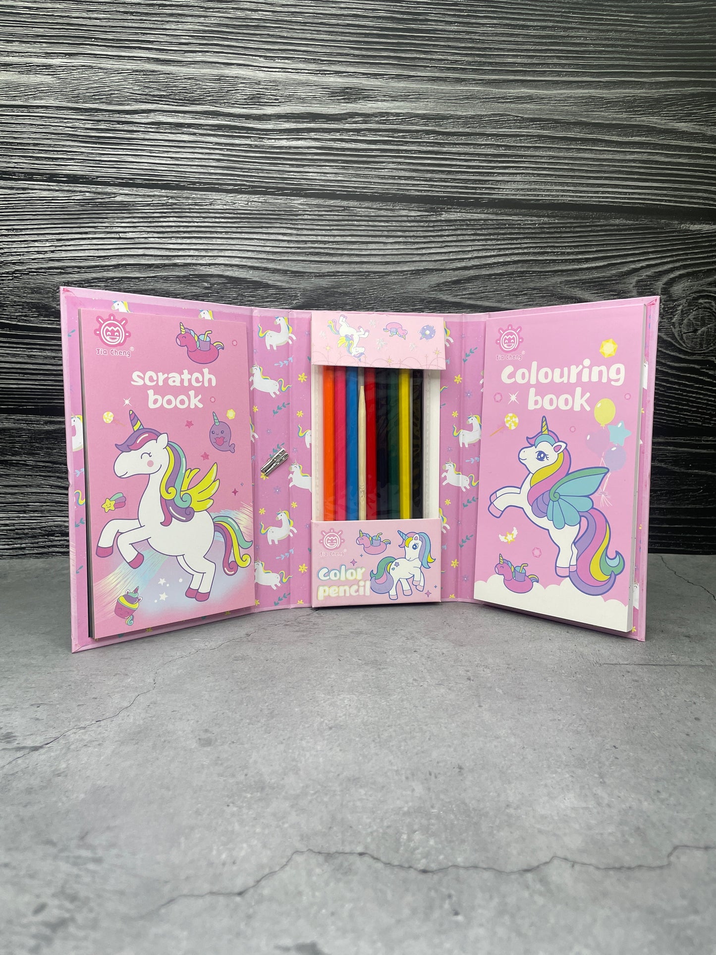 3 Fold Coloring Book Set