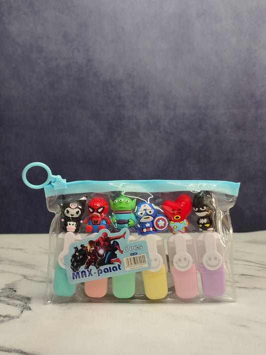 Cute Highlighters (Pack of 6)