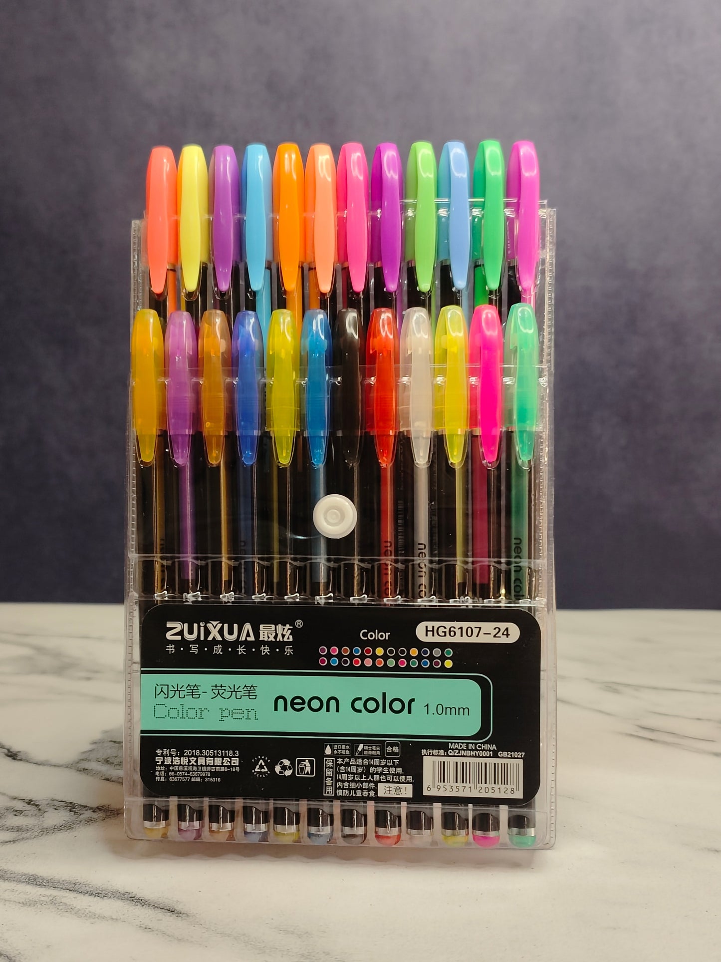 Neon Pen Set (Pack of 24 Pens)