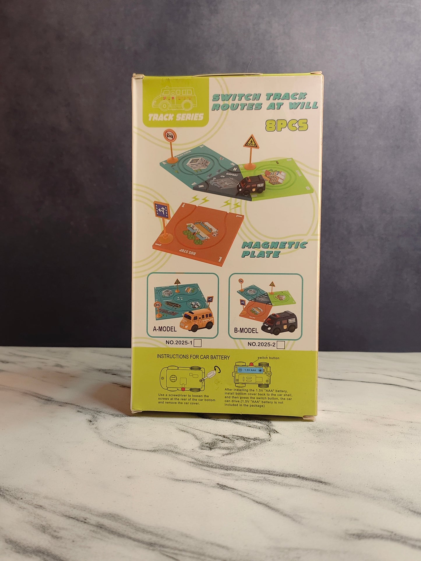 Magnetic Plate Vehicle Game