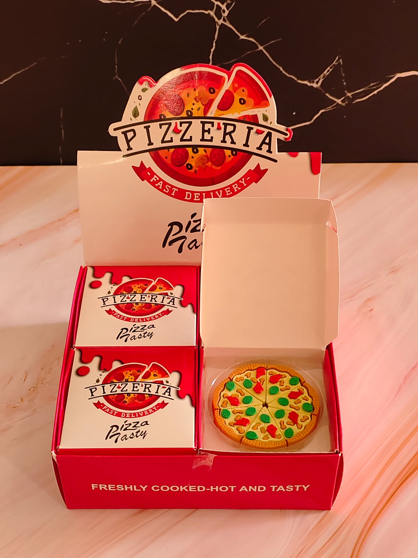 Pizza Erasers