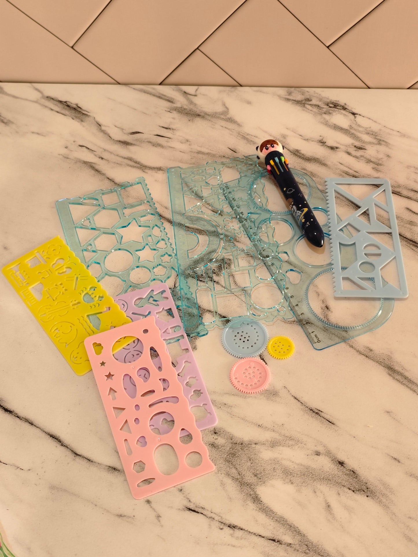 Drawing Ruler Ser (7 in 1)