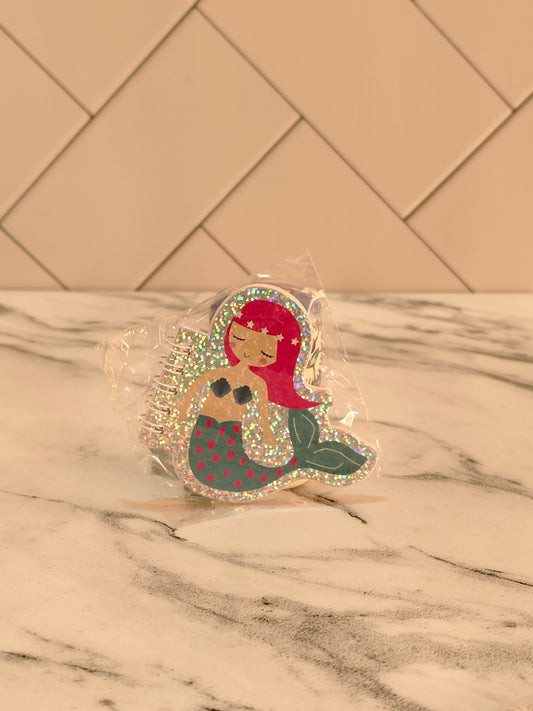 Mini Glittery Notebook