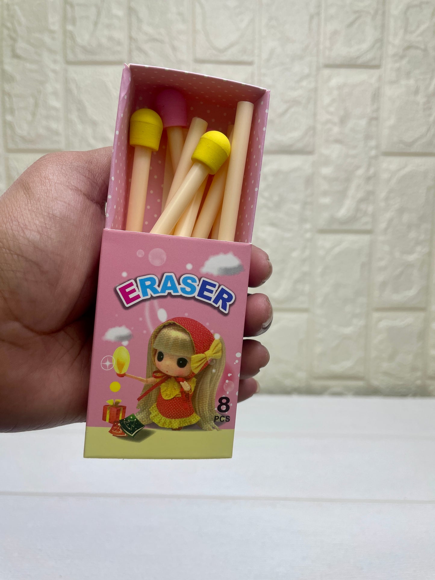 Matchbox Erasers