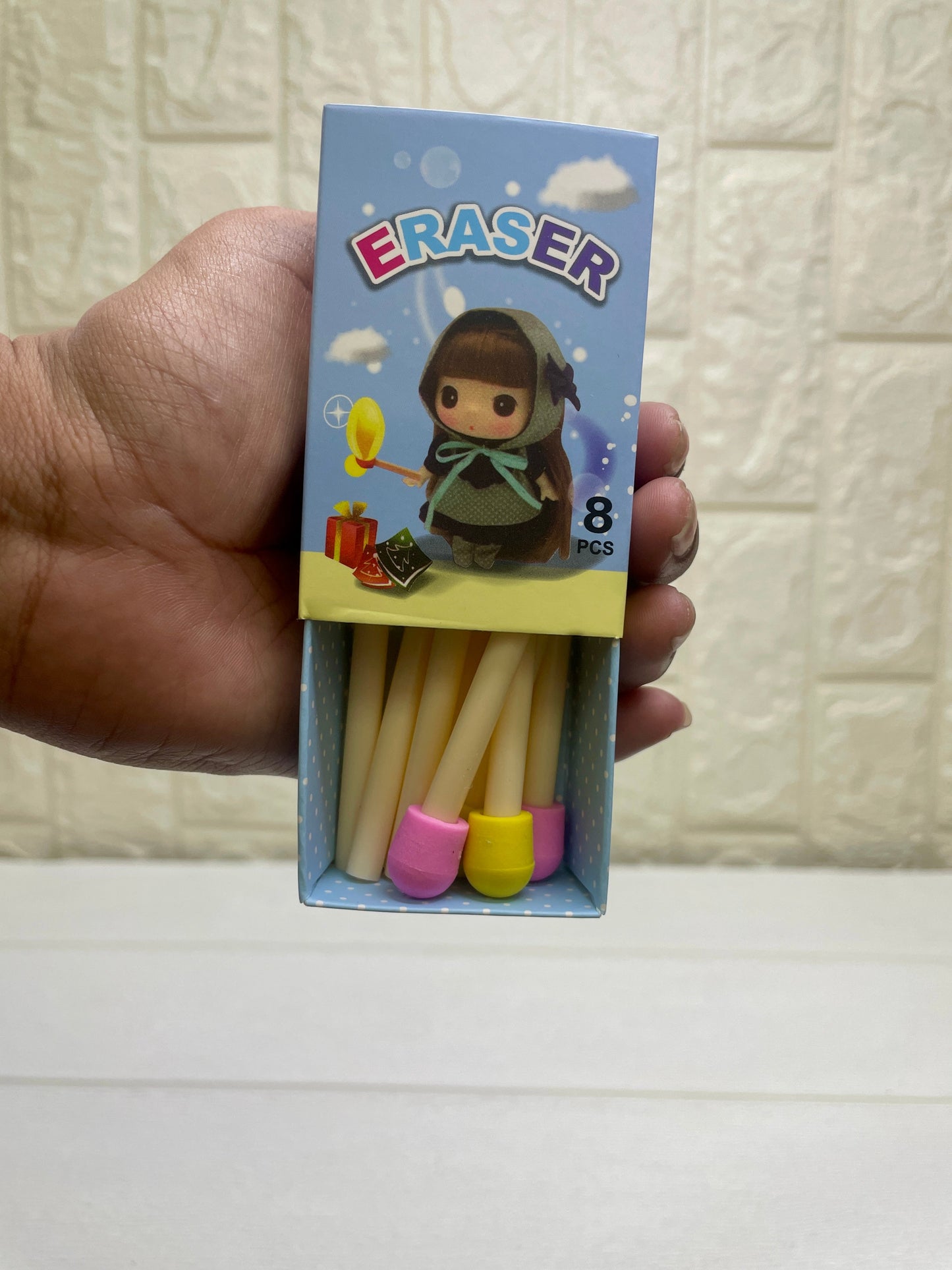 Matchbox Erasers