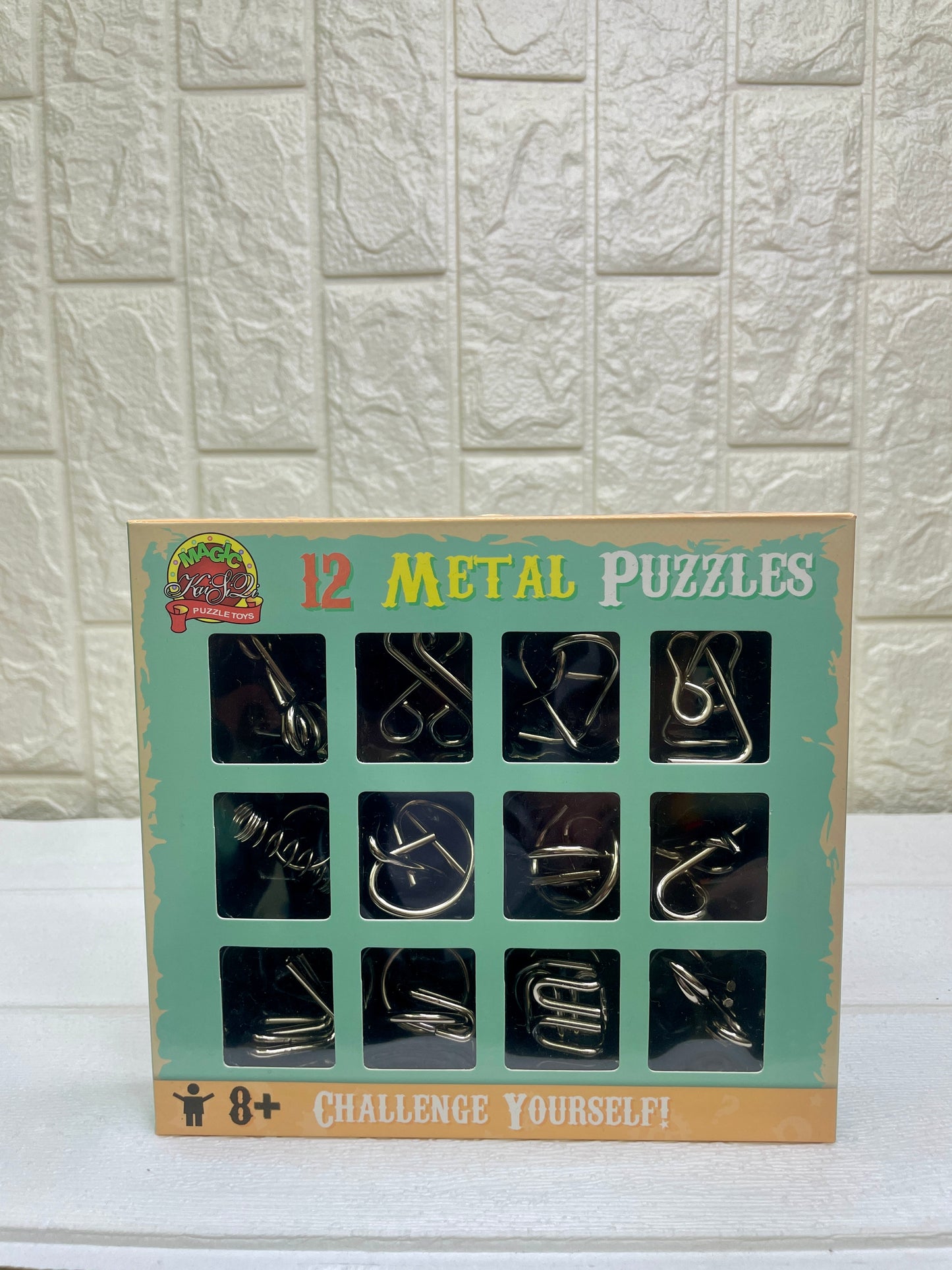 12 Metal Puzzle Set