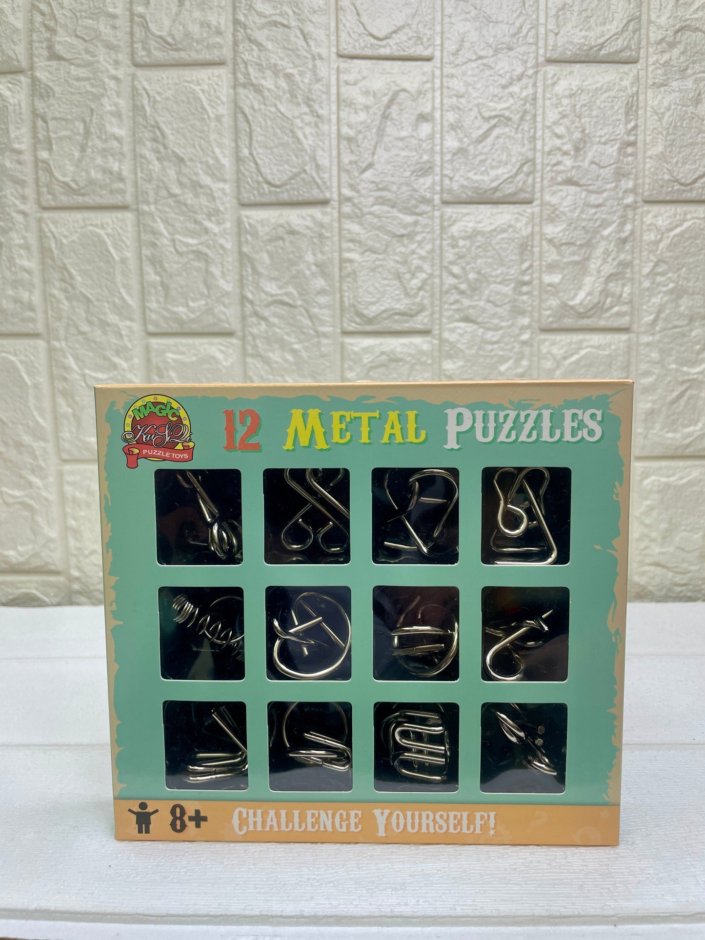 12 Metal Puzzle Set