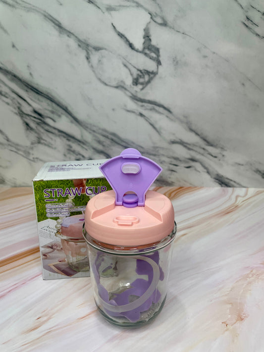 Straw Cup Glass